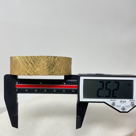 Handcrafted Adjustable Copper & Brass Cuff Bracelets Rustic Minimalist Artsy - Picture 8 of 16